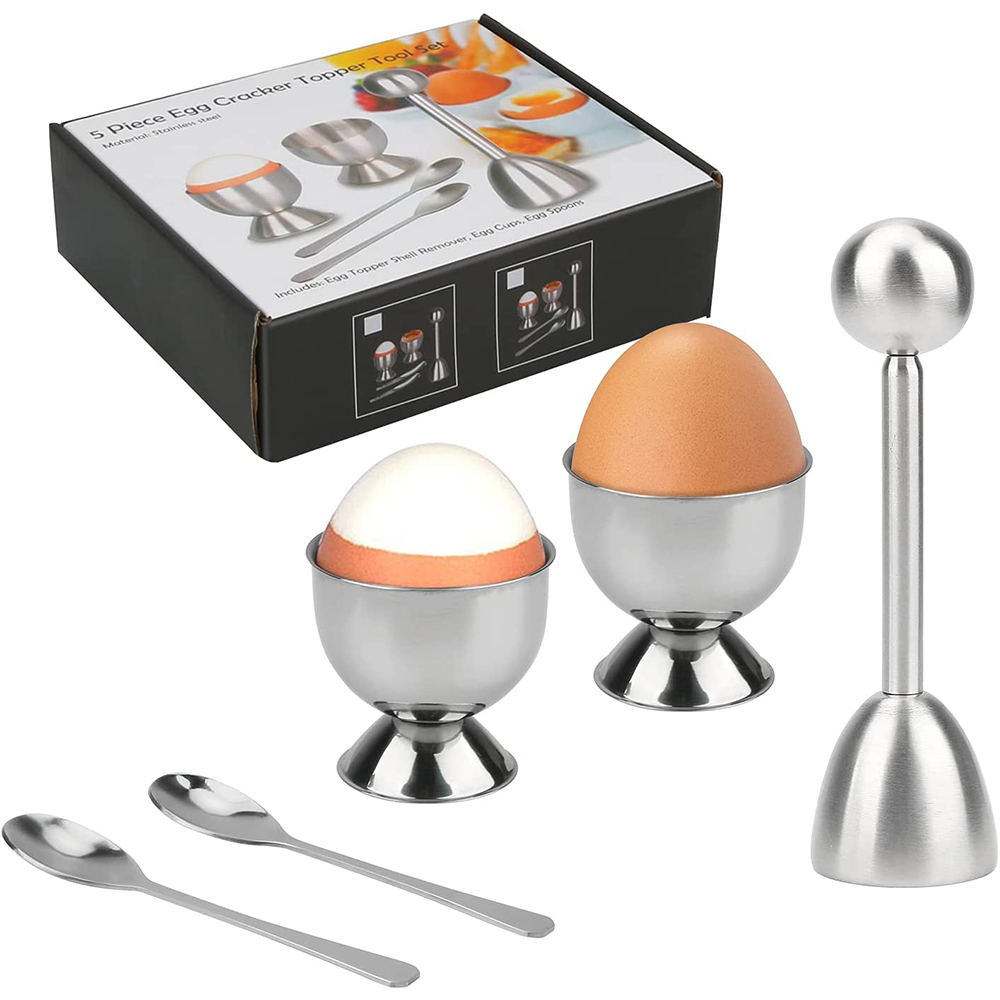 LMETJMA Egg Cracker Topper Set - огляд і ціна Egg Separator Tool
