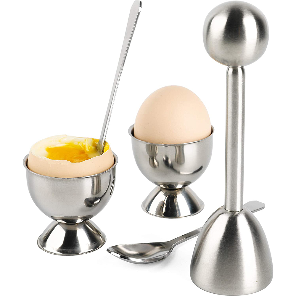 LMETJMA Egg Cracker Topper Set - огляд і ціна Egg Separator Tool