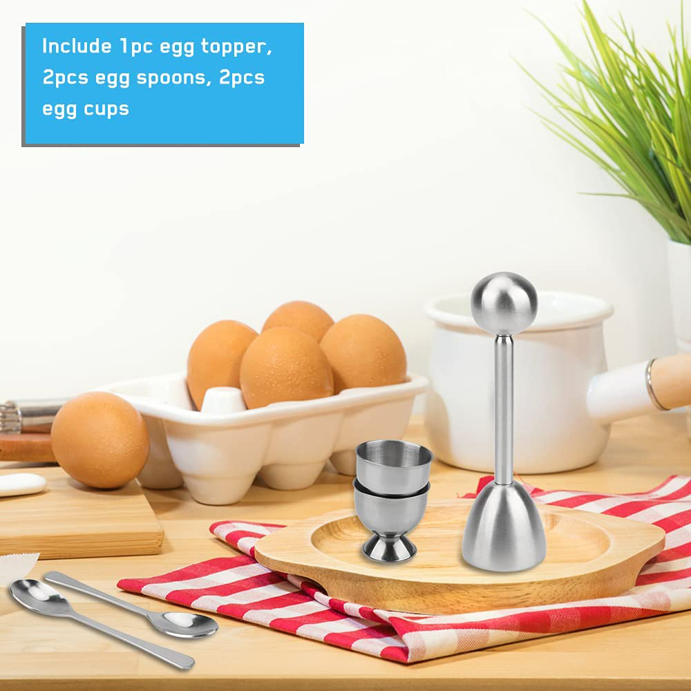 LMETJMA Egg Cracker Topper Set - огляд і ціна Egg Separator Tool