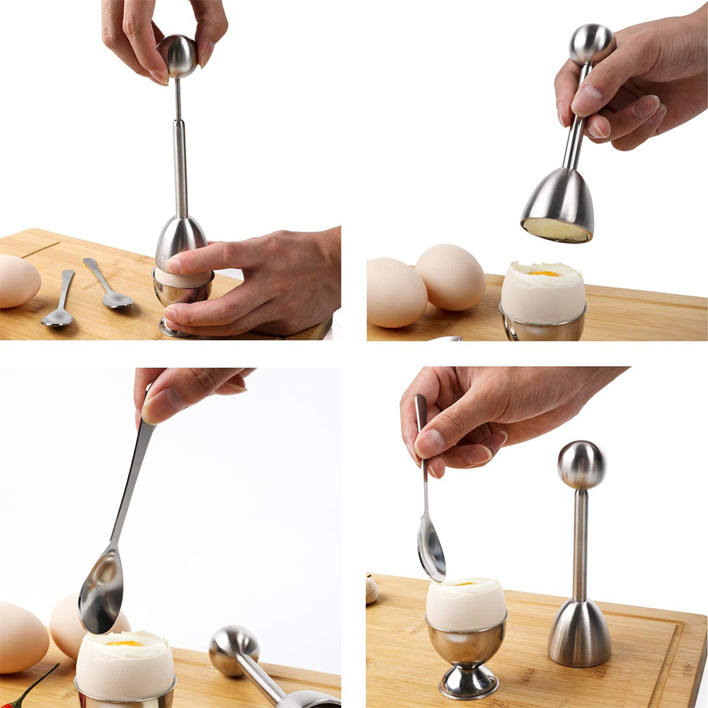 LMETJMA Egg Cracker Topper Set - огляд і ціна Egg Separator Tool