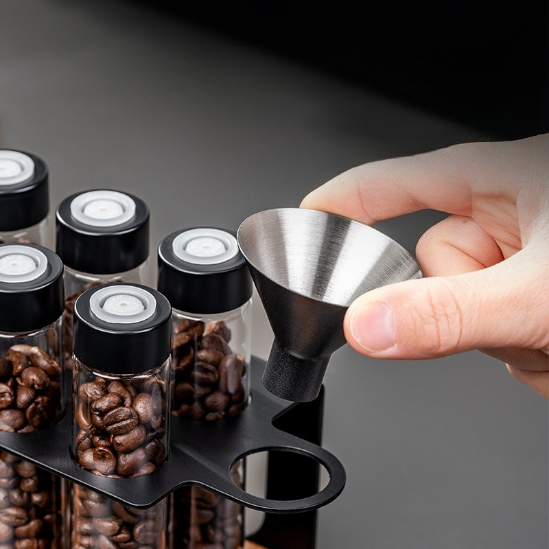 JUSTINLAU Glass Coffee Bean St - огляд і ціна Kitchen Gadgets Organizer