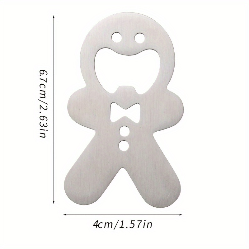 Gingerbread Man Bottle Opener  - огляд і ціна Kitchen Gadgets For Men