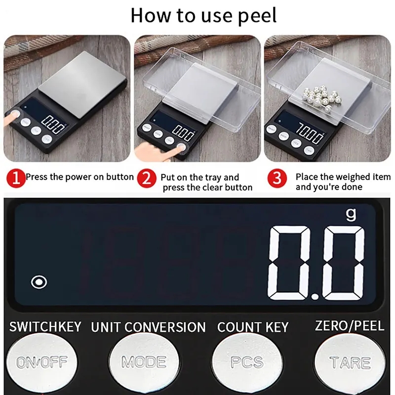 0.01g/0.1 Precision Mini Scale - огляд і ціна Kitchen Gadgets Gold