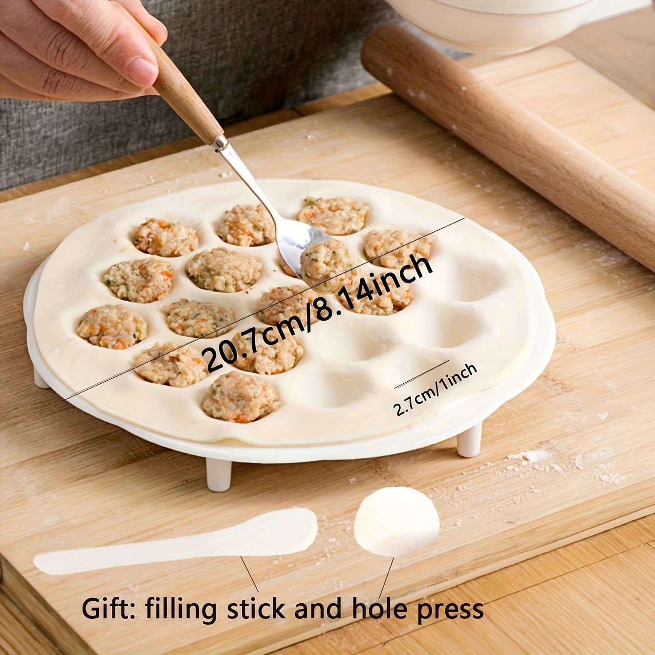 1pc- Simple Chinese Dumplings  - огляд і ціна Kitchen Gadgets Dumpling Maker