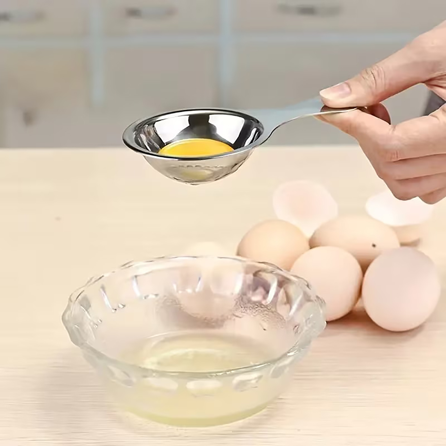 Stainless Steel  Egg Separator - огляд і ціна Egg Separator Tool