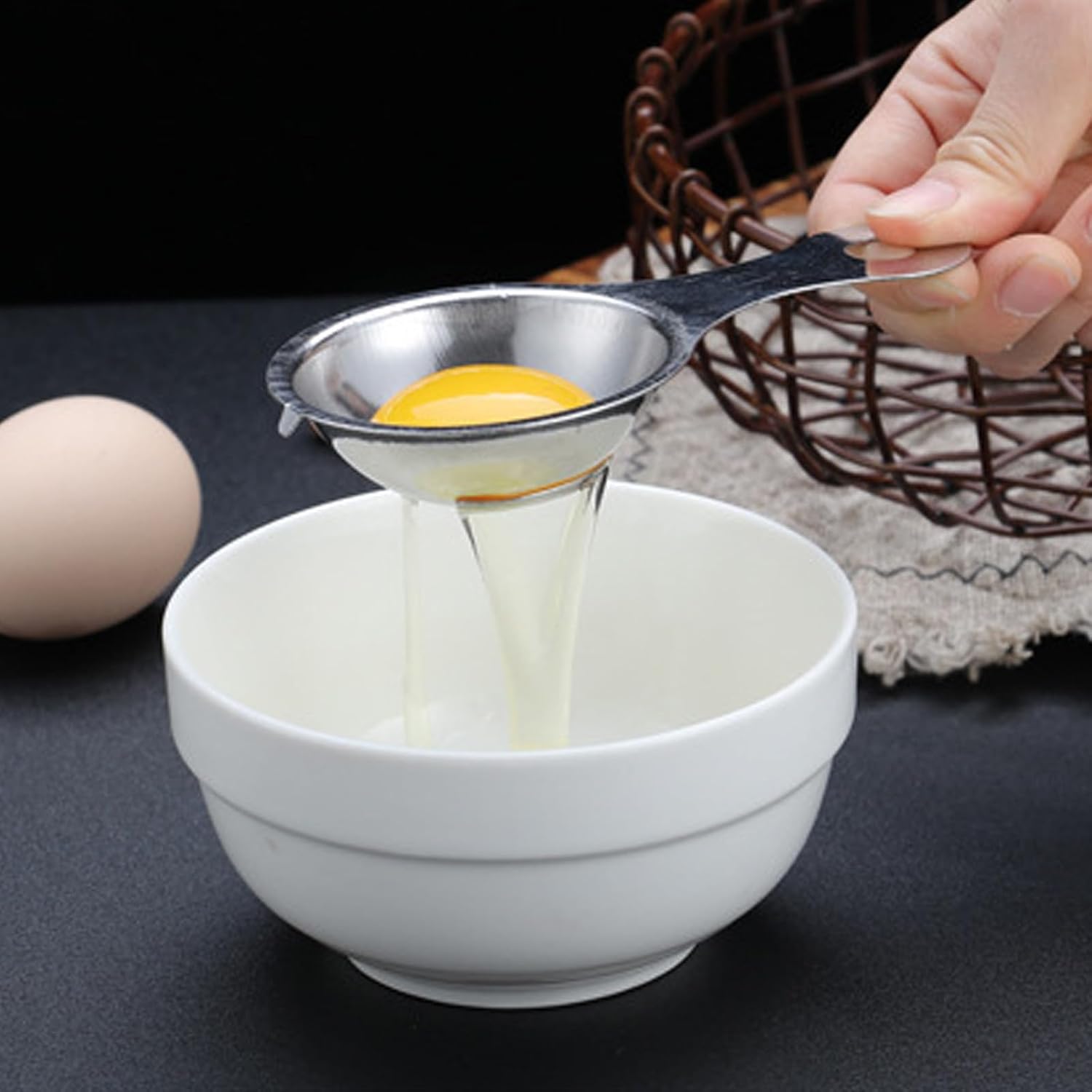 Stainless Steel  Egg Separator - огляд і ціна Egg Separator Tool