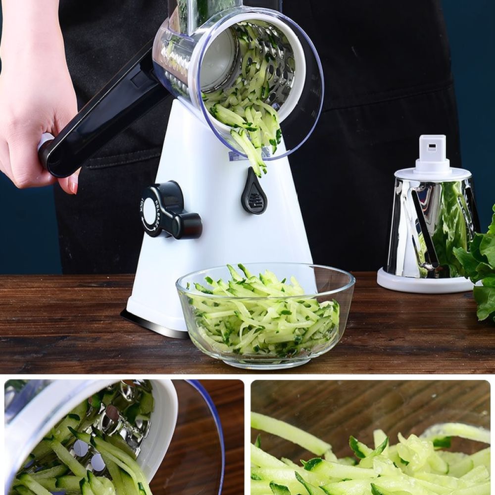 Rotary Food Slicer Grater Shre - огляд і ціна Kitchen Helper Gadgets