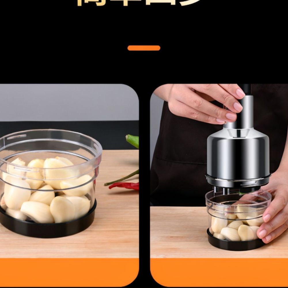 Stainless Steel Garlic Press M - огляд і ціна Kitchen Helper Gadgets